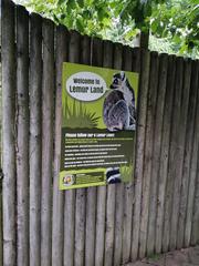 Blair Drummond Safari Park main entrance with visitors