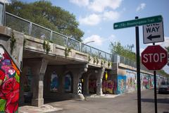 Bloomingdale Trail Sign in Chicago 2015