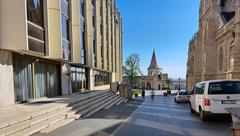 Views of Budapest showing landmarks and the Danube River