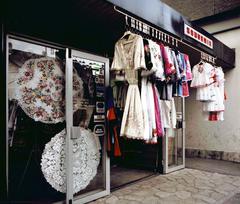 Souvenir shop at Fisherman's Bastion in Budapest, Hungary