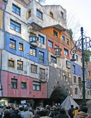 Hundertwasser House in Vienna, Austria