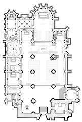 Floor plan of Mátyás-templom