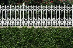 Fence at Boat Quay in Singapore