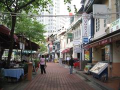 Scenic Boat Quay in Singapore