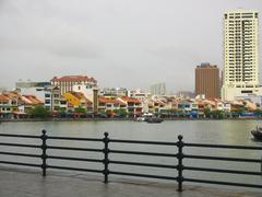 View of Boat Quay in Singapore