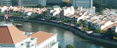 Boat Quay in Singapore