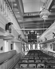 Interior view of Amsterdam Rijksmonument 6107 featuring the organ