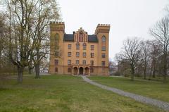 Bogesunds castle with lush green surroundings