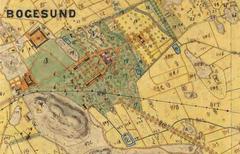 Map of Bogesund's lands from 1874