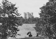 antique view of Bogesunds slott from the 1890s