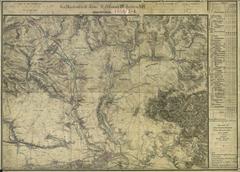 historical map of Stockerau, Hausleiten, Göllersdorf, and other regions in Austria from 1873