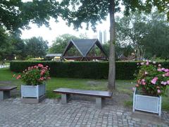 scenic view of Hamburg Tiergarten in summer