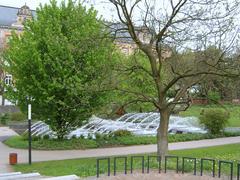 Water features in Wallanlagen, Hamburg Neustadt