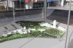 3D model of Planten un Blomen park in Hamburg