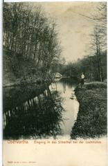 Eingang in das Silbertal bei der Lochmühle in Oberwartha, 1903