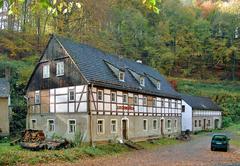 Lochmühle historic mill building in Dresden-Oberwartha