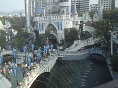 Outdoor section of Lotte World amusement park