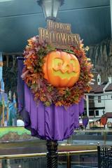 Halloween decorations at Lotte World in Seoul