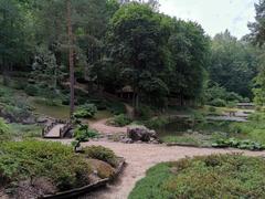 Japanese style garden in Vilnius University Botanical Garden, Kairėnai