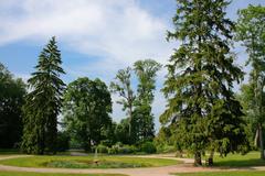 Kairėnai VU botanical park in Lithuania