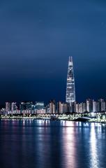 Seoul skyline at night, 2018