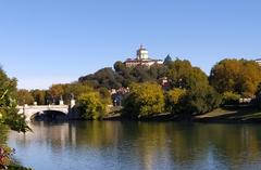 Monte dei Cappuccini seen from Parco del Valentino