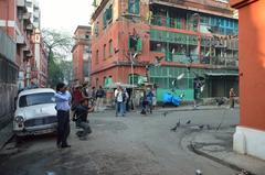 Wikimedia Photowalk event in Bow Barracks, Kolkata, March 2013