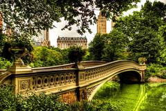 Bow Bridge in Central Park, NYC