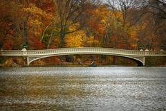 Bow Bridge in Central Park on Thanksgiving Day 2010