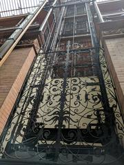 interior of the Bradbury Building showcasing intricate ironwork and architecture