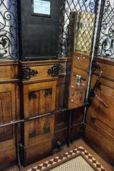 Inside the Bradbury Building elevator