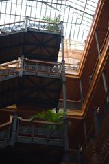 Bradbury Building interior in Los Angeles