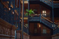 interior of Bradbury Building in Los Angeles