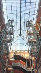 Bradbury building glass ceiling detail