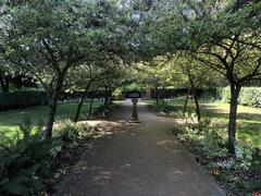 Shakespeare Garden in Golden Gate Park during springtime