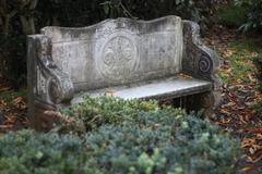 Bench in Shakespeare Garden