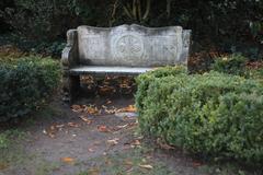 Bench in Shakespeare Garden