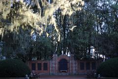 Shakespeare Garden with flowers and trees