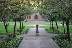 Shakespeare Garden with blooming flowers