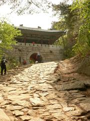 gate in Bukhansan mountain in Seoul, South Korea