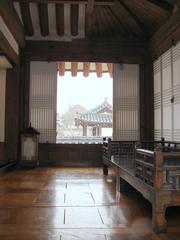 Interior view of a Hanok at Namsangol Hanok Village