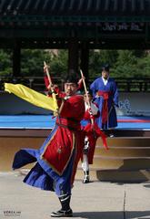 Ganggang Sulae demonstration at Namsangol Hanok Village