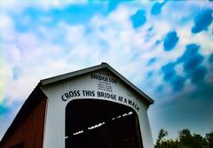 Bridgeton covered bridge front view