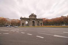 Plaza de la Independencia square in Madrid, Spain