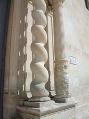 Salomonic column at the Monastery of Santa Faç in Alicante