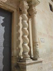 Columns of the Santa Faç church facade in Alacant