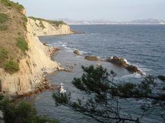 View towards Méjean from Anthenors cove