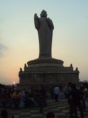 Buddha Statue at Hussain Sagar in Hyderabad