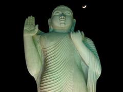 Statue of Buddha in serene meditation