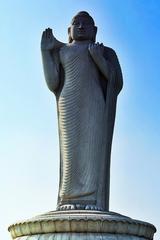 Gautama Buddha statue in Hussain Sagar